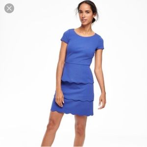 Boden scallop hem dress